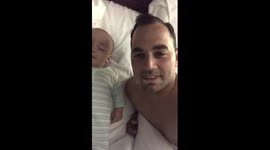 Baby's reaction to 'I love you' is priceless