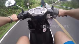 Scooter / Motorcycle accident in Phuket, Thailand - GoPro Hero4