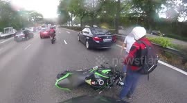 Singapore Pan Island Expressway Accident