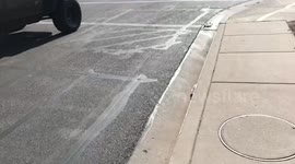 aftermath of 2 car crash in intersection