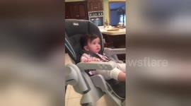 Baby cries when her mother sings