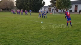 Youngster scores absolute worldie of a free-kick