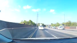 Dash Cam Footage Collision On Viaduct Bridge Sheffield , Who To Blame White Car Or Black Car?