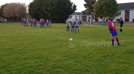 Newsflare Edit - Youngster scores absolute worldie of a free-kick