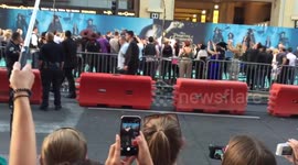 Johnny Depp arrives at Pirates Premiere May 18, 2017