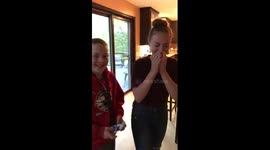 Parents surprise children with rescue puppy