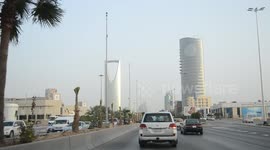 Driving through Riyadh, Saudi arabia
