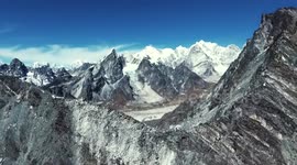 Amazing aerial footage of the Himalayas