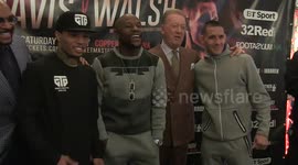 Mayweather's prodigy Gervonta Davis faces off with Liam Walsh