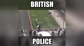 Newsflare Edit - Police running from Knifeman with The Bill Theme tune