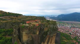 Meteora Monasteries - Greece 4K Video (DJI Drone)