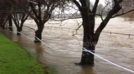 Storm Desmond before floods