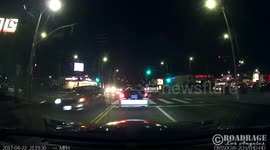 Left turn crash in Los Angeles