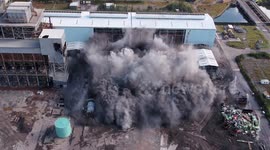 Massive demolition in Australia filmed from many angles