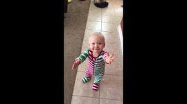 Toddler loves bubbles