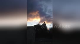Newsflare Edit - Timelapse of clouds as sun sets over Kendal