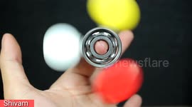 How to create a fidget spinner with a ball bearing