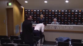 Jose walks out of press conference
