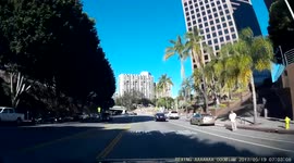 T-Bone Close Call in LA