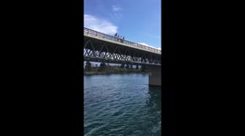 Big bridge gainer backflip