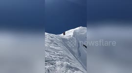 Newsflare Edit - Backflip of zermatt cornice, 30th of april