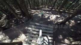 Epic Mountain Bike Crash
