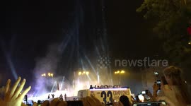 Real Madrid Celebrate 33rd La Liga title at Cibeles