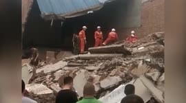 Appliance store collapses in northern China killing three