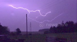Nature at its best - Powerful Lightning Thunderstorm Aberdeenshire 22/5/17