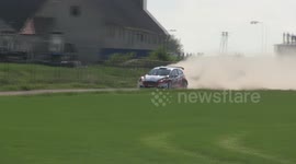 CAR ACCIDENT HARD RALLY CRASH