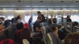Man in Trump Hat Calls Woman a Lesbian on United Flight 87 Shanghai to Newark UA87