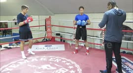 David Haye Boxes With Towies Lewis Bloor