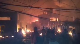 Fire katastrophe in Cebu City, Philippines