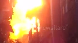 Fire katastrophe in Cebu City, Phlippines