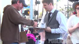 Waiter For The Homeless