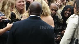 Kate Winslet Kisses Co Star At The Divergent - UK film premier
