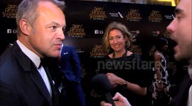 Graham Norton at the opening night of Dirty Rotten Scoundrels