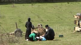 Tragedy Faget Monastery in Maramures County. Shocking images