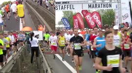 Running a full marathon while juggling