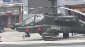 Promoting a Bar with an Apache Helicopter