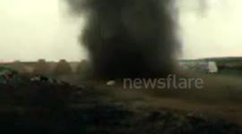 Dust Devil in Tamil Nadu, India