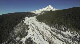 Mt Hood, Oregon by Air