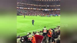 Pogba Victory Dance after Europa League victory in Stockholm