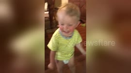 This toddler has a really evil laugh