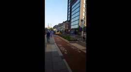 Bike parade in manchester