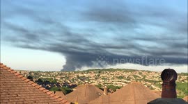 Huge cloud of black smoke rises from Lewes waste centre fire