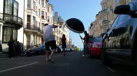 Brighton photo-shoot for German magazine In street ( 3 of 3 ) - 4K
