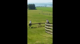 2 year old falls off seesaw