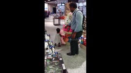 Baby fighting with dad for a new teddy.....so cute?