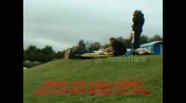 when you strap 4 skate bored to a dingy on a hill